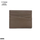 Leather Oil Edge Oblique Thin Bank Card Holder Soft Cowhide Document Package - Sleek Cowhide Wallet for Cards and Laughs