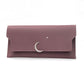 Star Moon Rivet Zipper Soft Leather Coin Wallet - Wallet So Soft Even the Moon is Jealous