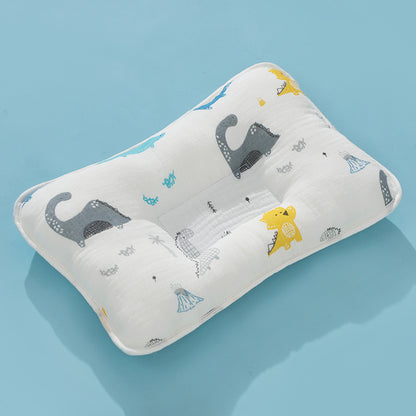 Baby Cartoon Supplies Anti-deviation Head Memory Foam Baby Pillow - Memory Foam Baby Pillow for Cartoon-Safe Naps