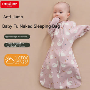 Cotton Baby Surrender Anti-startle Gro-bag Anti-kicking Blanket Sleeping Bag - Snooze Like a Baby in Our Funny Sleeping