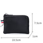 Men’s Coin Purse European And American Leather Mini Wallet Soft Leather Zip Coin Driving License Key Case Card Holder