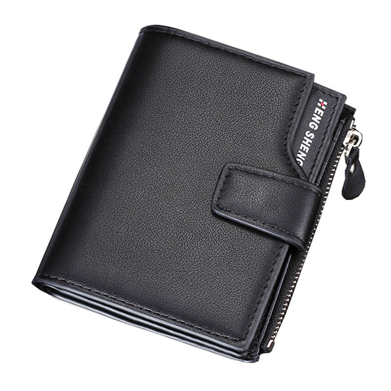 Men’s Wallet Vertical Casual Korean Style 30 Off Money Wallet Wallet - Snag Your Leather Wallet in Korean Style at 30