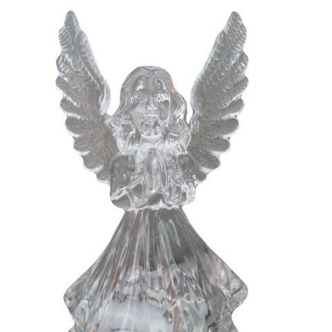 Acrylic Christmas Angel Night Light with Built-in Battery and Colorful Lighting - Teleplus acrylic christmas angel