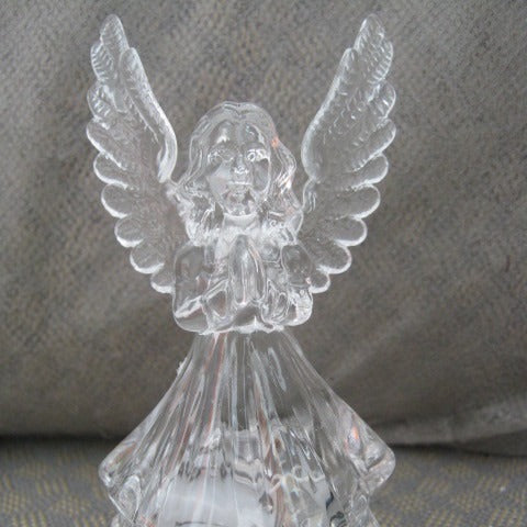 Acrylic Christmas Angel Night Light with Built-in Battery and Colorful Lighting - Teleplus acrylic christmas angel