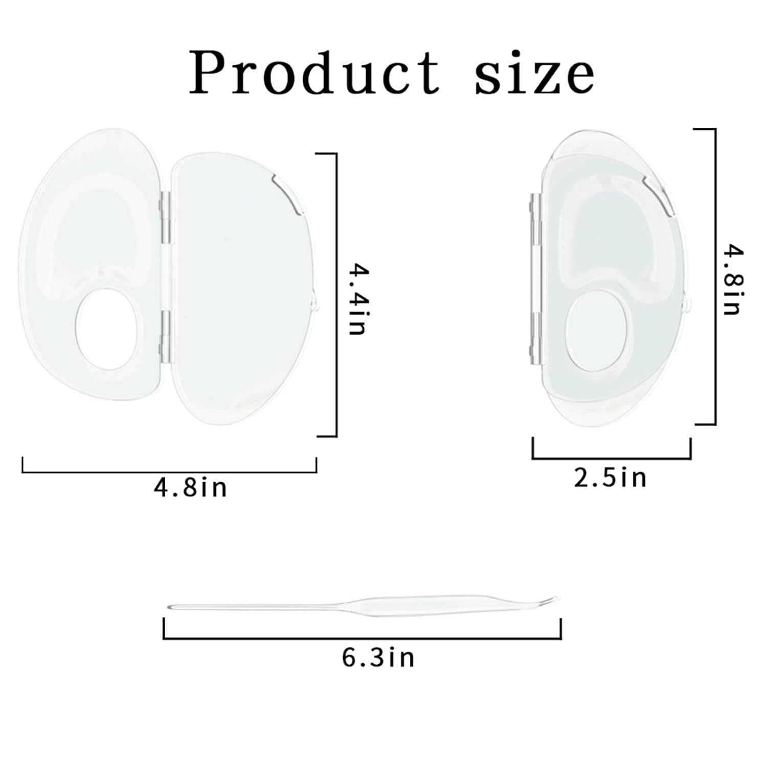 Acrylic Cosmetics Palette with Color Test Area for Eye Shadow and Lipstick - Teleplus acrylic cosmetics palette eye