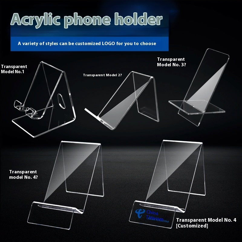 Acrylic Mobile Phone Stand Counter Display Desktop Lazy Bracket - and acrylic mobile phone stand counter display