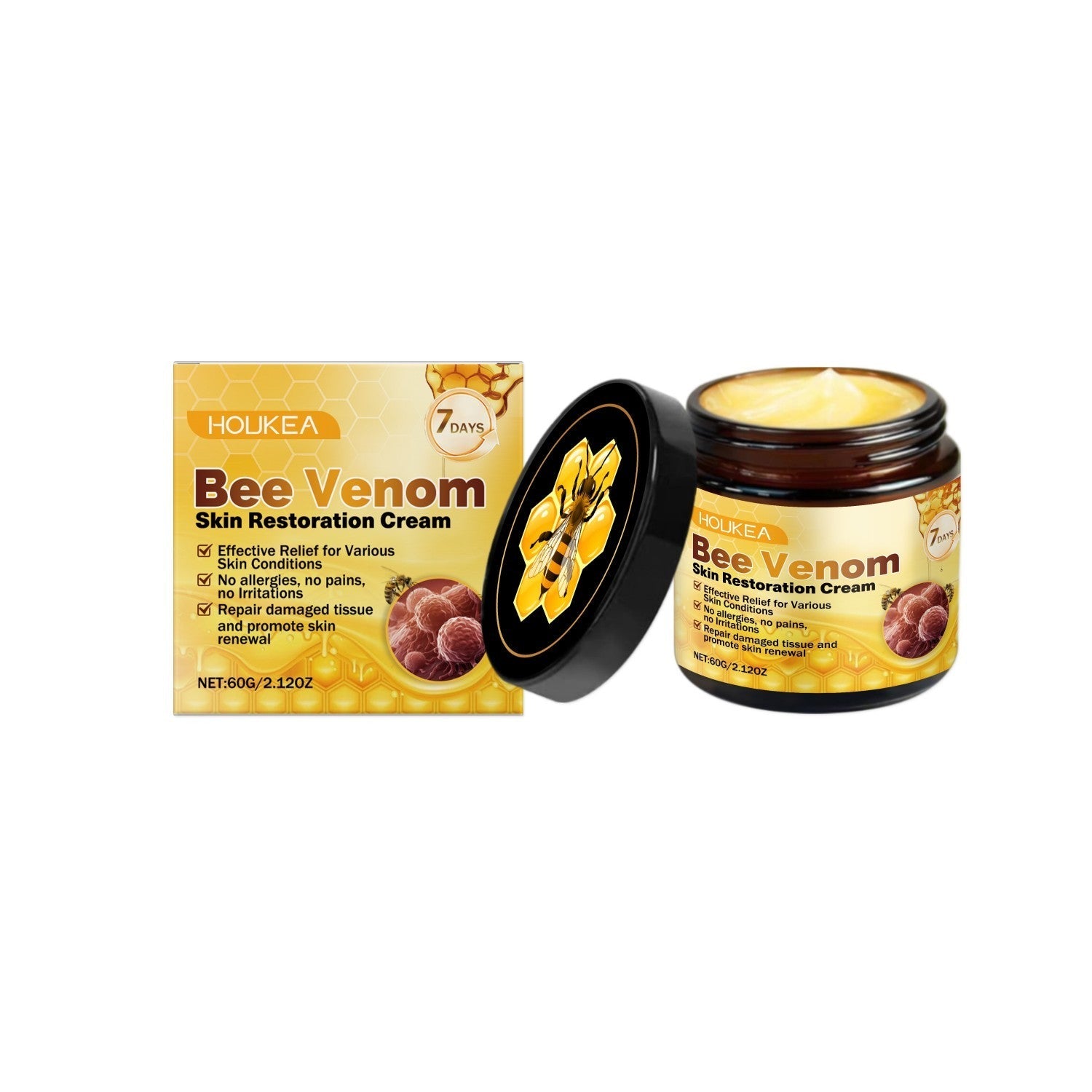 Active Bee Venom Cream with Peppermint Leaf Extract and Tea Tree Oil - Teleplus peppermint leaf extract tea tree oil