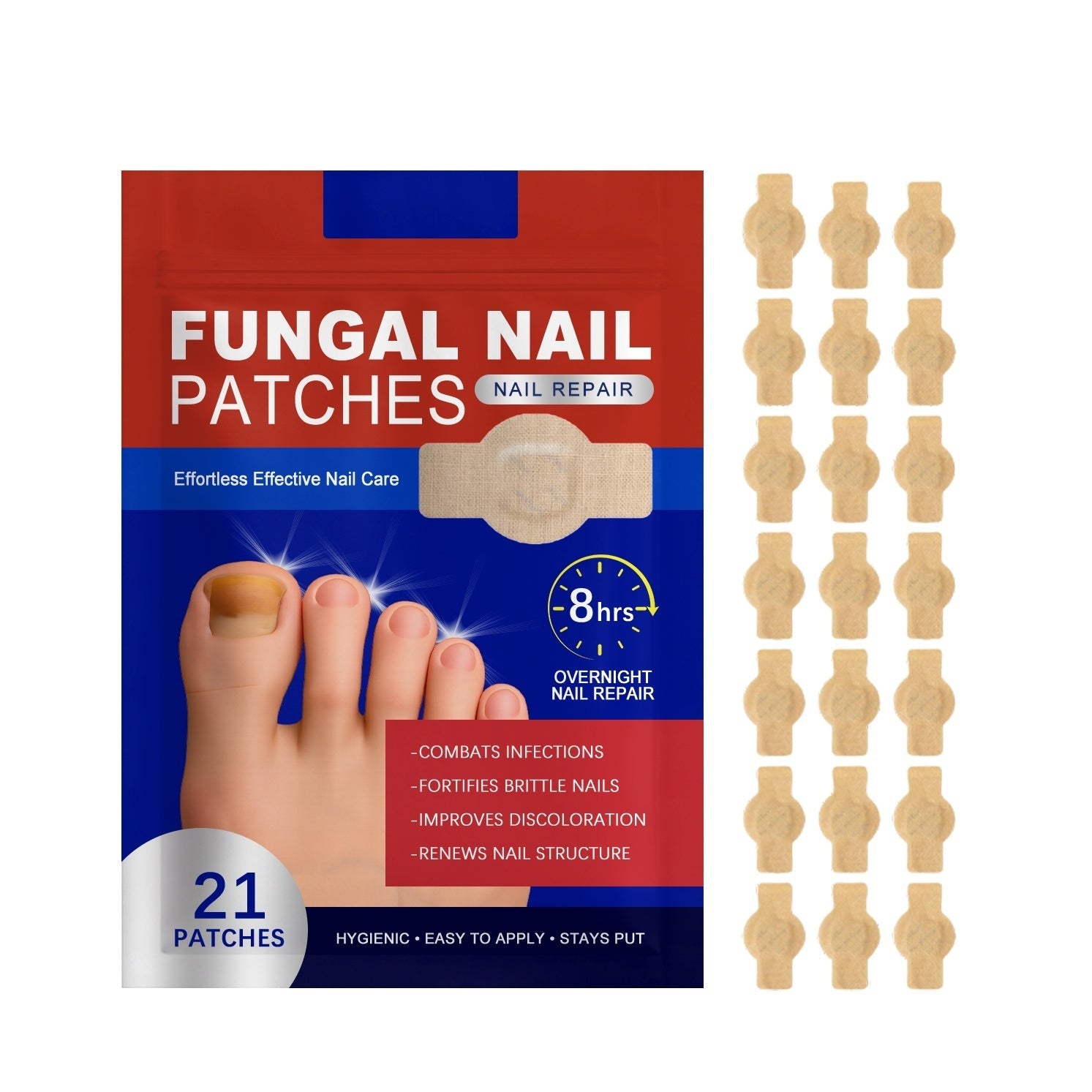 Active Ginger and Mint Nail Repair Patch for Fungal Treatment - Teleplus Nails fungal nail treatment mint repair patch