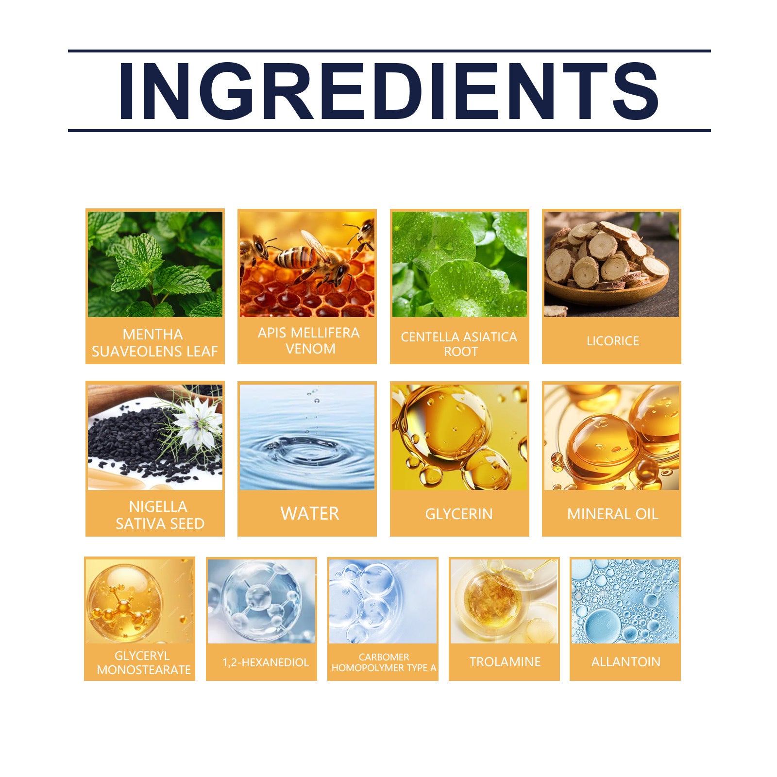 Active Mint Leaves and Natural Skin Care Serum with Bee Venom Centella - active mint leaves bee venom skin care serum