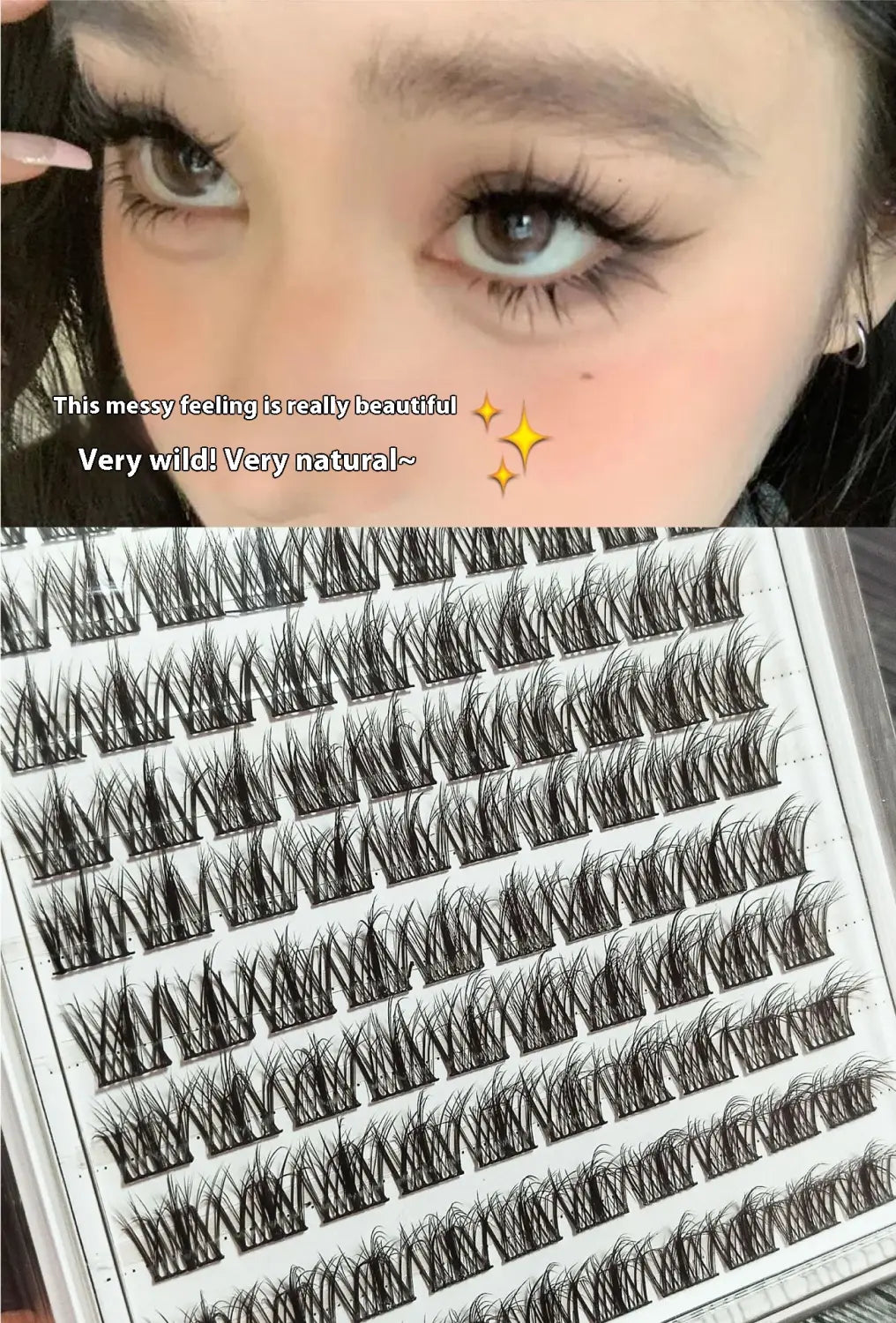 Glue-Free 5D Mink Eyelashes in Various Rows for False the United States