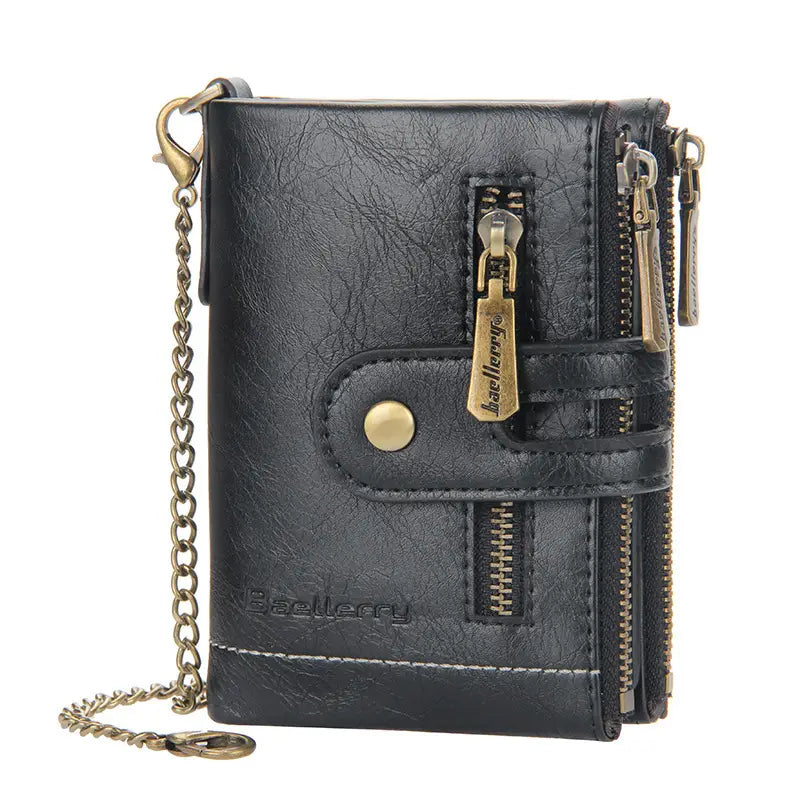 Vertical Casual PU Leather Wallet Bag for United States and CHF Markets