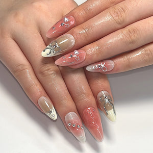 24-częściowy BOW MANIcure 3D ręcznie robiony