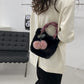 Large Capacity Plush Bag High Quality Soft Plush Travel Bucket Bag New Luxury Plush Tote Bag For Winter