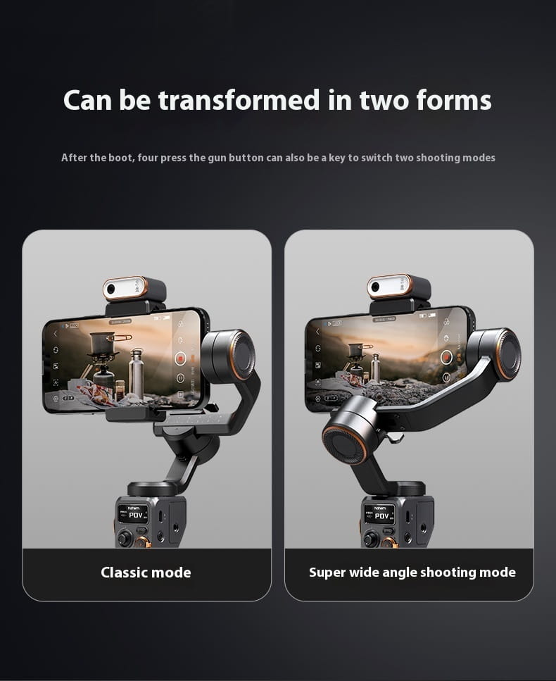 Mobile Phone Stabilizer with Face Tracking and AI Features