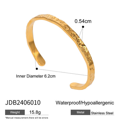 Pulsera de acero inoxidable de oro de 18k de estilo de juego de combate All-Match