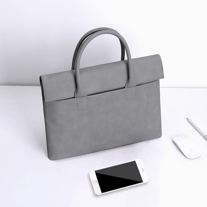 Vattentät pu läder ryggsäck med liten påse ljusgrå silverrosa