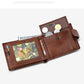 Men’s Leather Wallet Multifunctional Short Men - Sleek Wallet for Men Who Love Cowhide Shenanigans