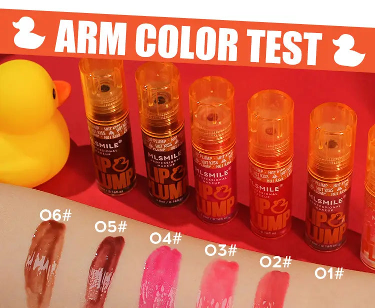 Moisturizing Liquid Lipstick Set with Duckbill Plump Lip Glosses