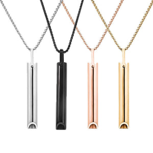 Adjustable Breathing Slow Pressure Pendant Necklace - Breathe Easy with This Stylish Pressure Pendant Necklace