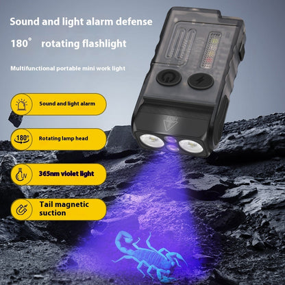Adjustable Buzzer Personal Alarm with Bright Lights and Keychain - Teleplus adjustable buzzer personal alarm