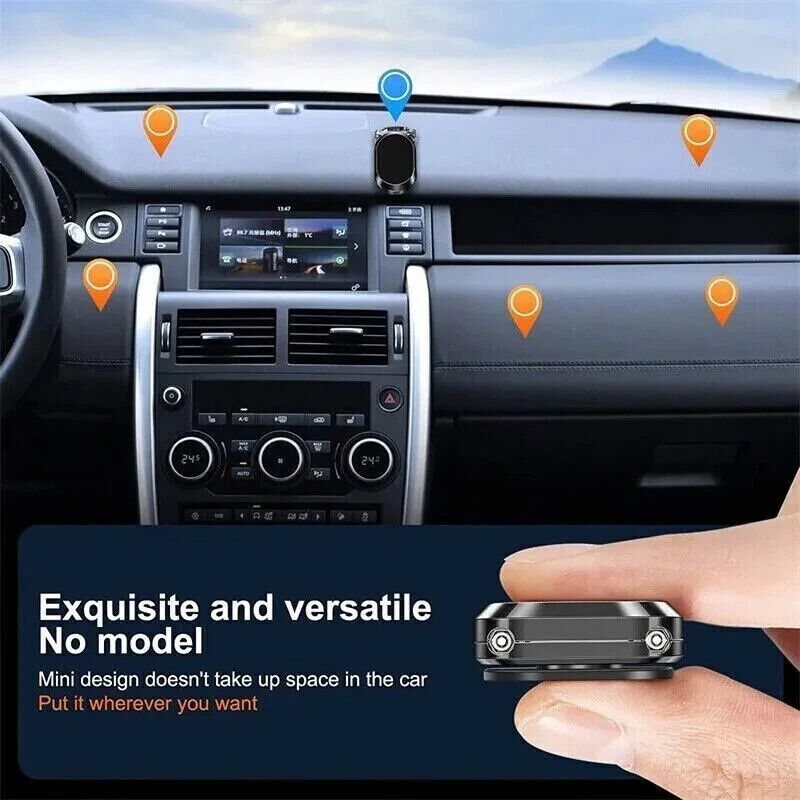 Adjustable Car Phone Holder with Swivel and Foldable Mount for Dashboard - Teleplus car phone holder magnetic dashboard