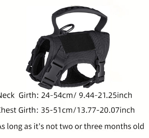 Adjustable Chest Harness for Pets Polyester No-Pull Dog and Leash Set - Telepluscomtr chest harness