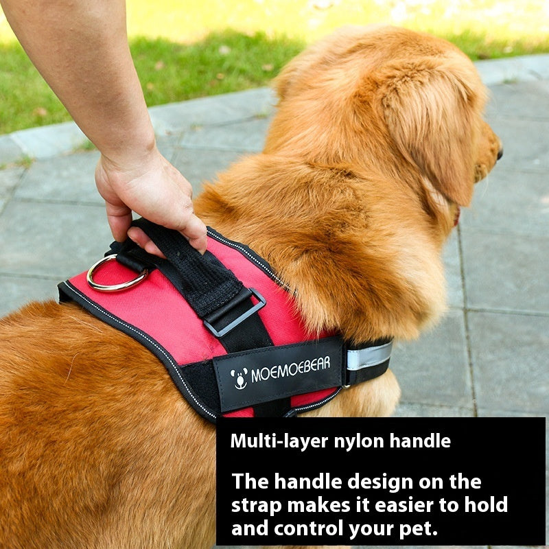 Adjustable Dog Harness and Leash Set Colorful Soft Pet Walking Strap