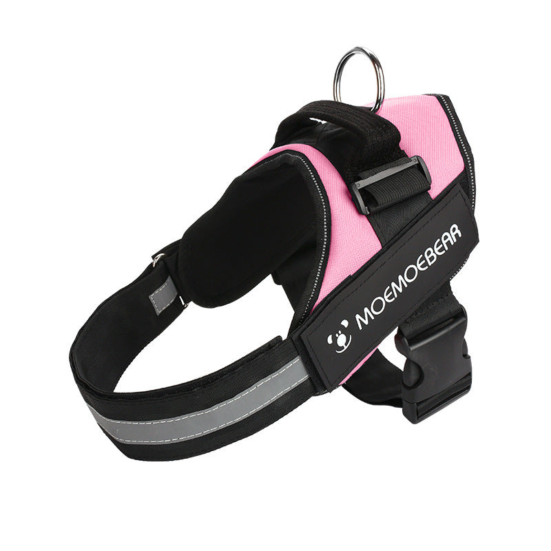 Adjustable Dog Harness and Leash Set Colorful Soft Pet Walking Strap