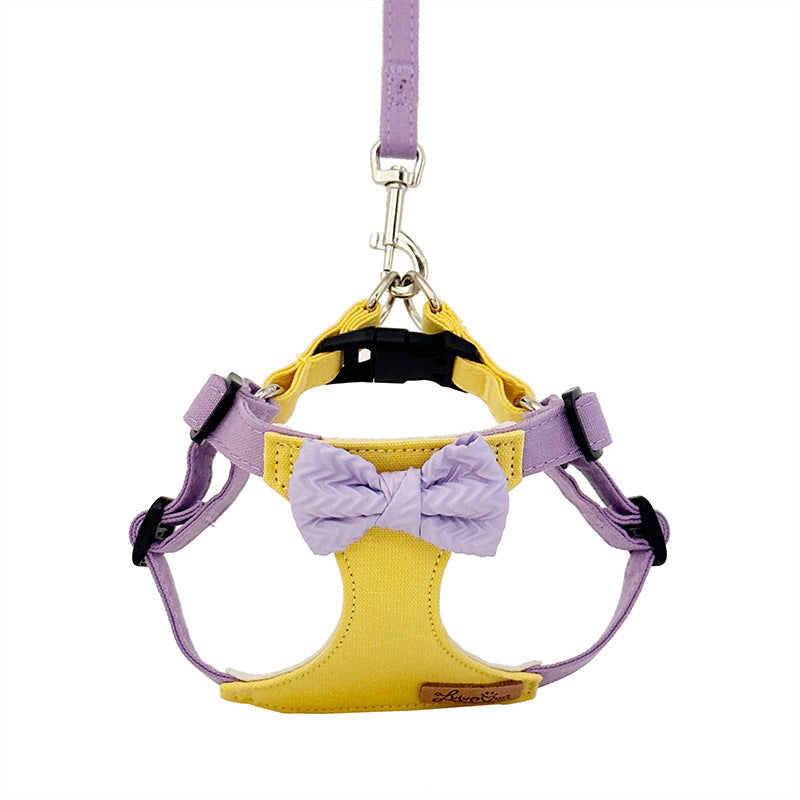 Adjustable Dog Harness and Leash Set Soft Padded No Pull Pet Chest Strap - Teleplus