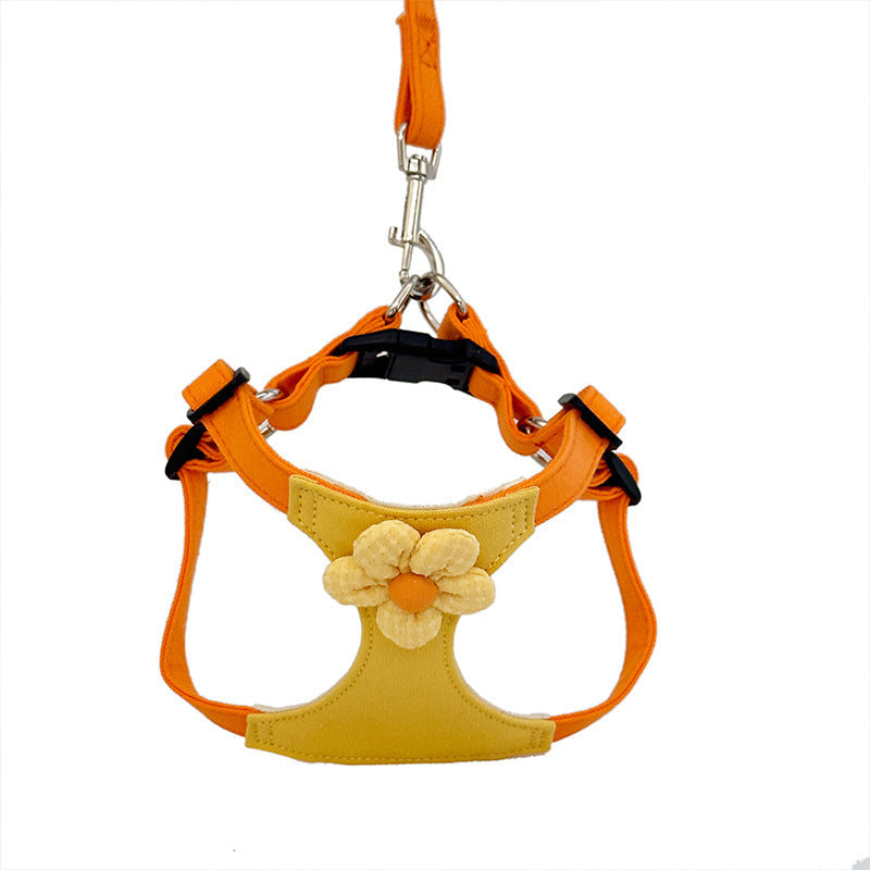 Adjustable Dog Harness and Leash Set Soft Padded No Pull Pet Chest Strap - Teleplus