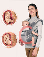 Adjustable Full Stage Breathable Sling Baby Carrier Waist Stool - Sling It Like Beckham with Our Baby Carrier Stool