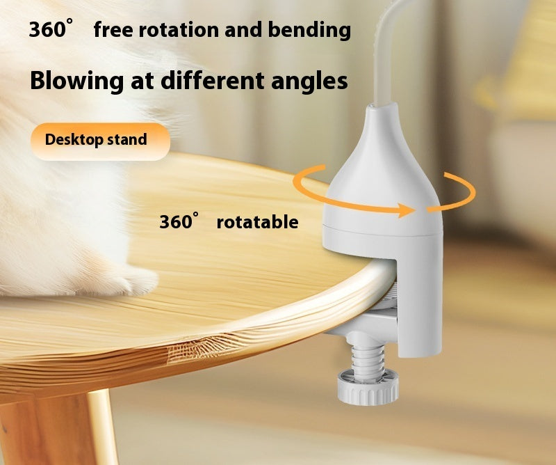 Adjustable Halter Hair Dryer Bracket for Hands-Free Pet Grooming - hair dryer halter bracket