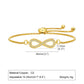 Adjustable Infinity Box Chain Zircon Bracelet for Women - Teleplus adjustable infinity box chain zircon bracelet