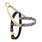 Adjustable Nylon PVC Dog Collar and Harness Set with Chain Ring for Pets