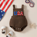 Adjustable One-piece Corduroy Sling Romper - Corduroy Sling Romper: Fashionable Baby Snuggliness