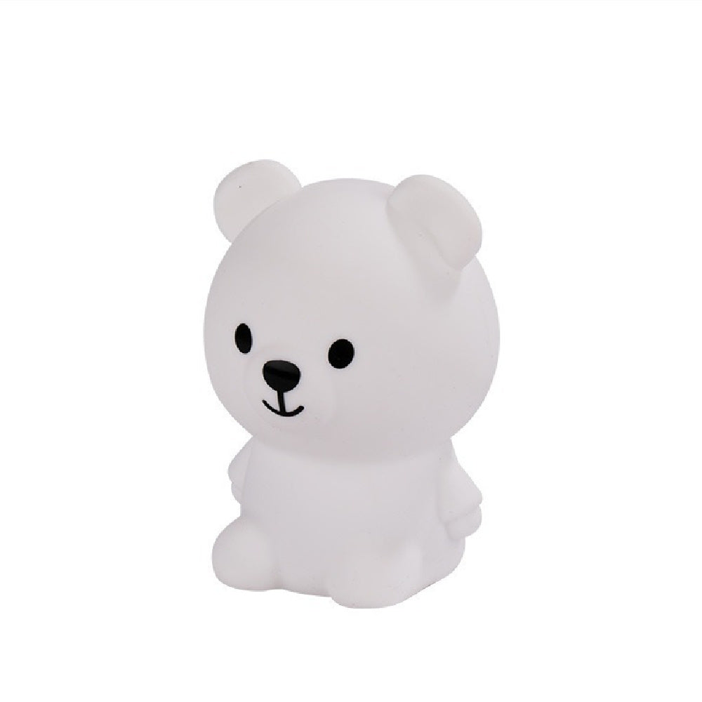 Adorable Rabbit Bear Silicone Night Light for Bedroom Decor - Teleplus adorable rabbit bear silicone pat bedroom