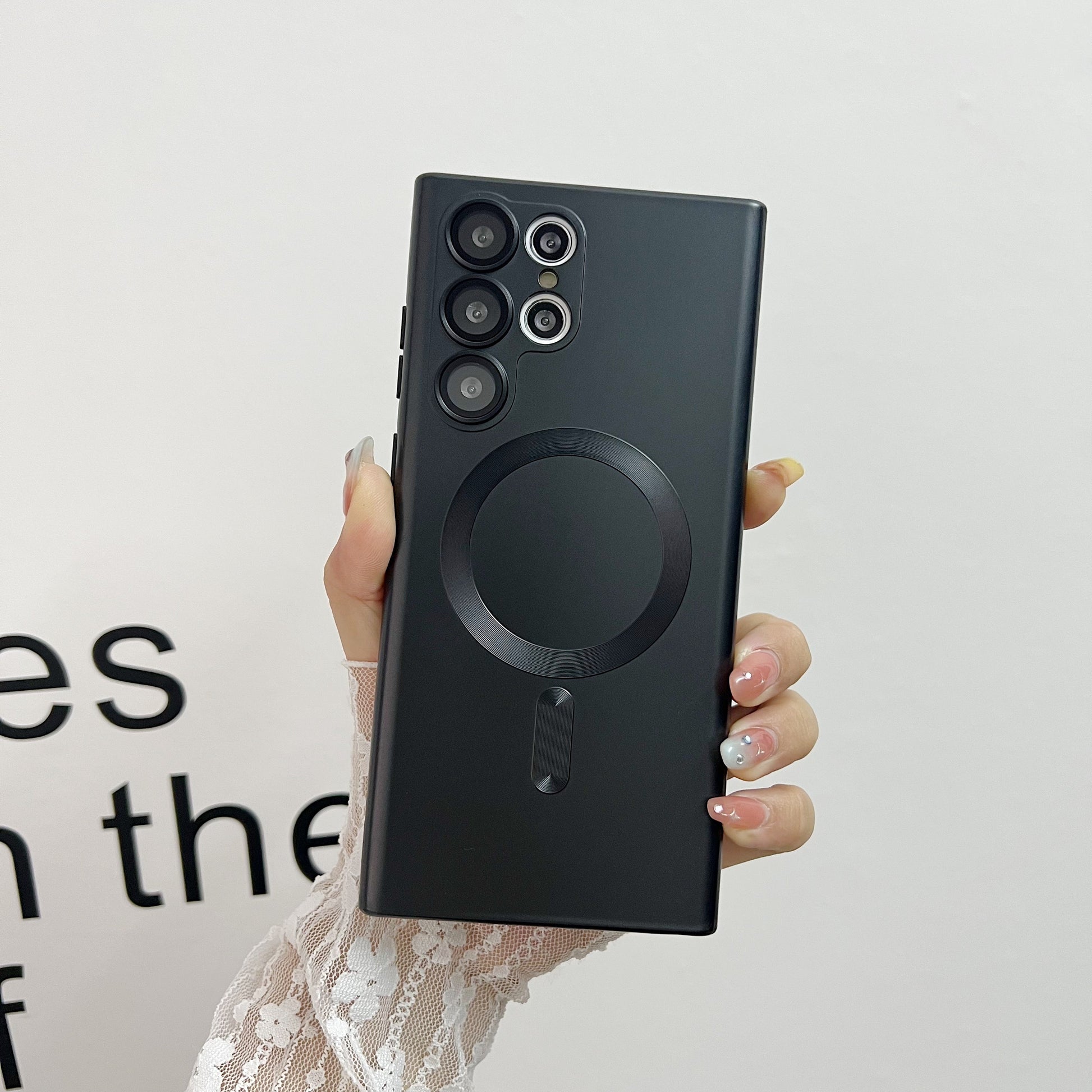 Advanced Metal Paint Magnetic Lens Box with Protective Cover in Multiple Colors - advanced metal paint magnetic