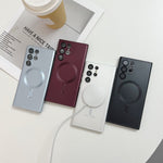 Advanced Metal Paint Magnetic Lens Box with Protective Cover in Multiple Colors - advanced metal paint magnetic