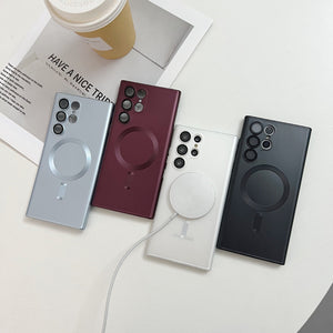 Advanced Metal Paint Magnetic Lens Box with Protective Cover in Multiple Colors - advanced metal paint magnetic