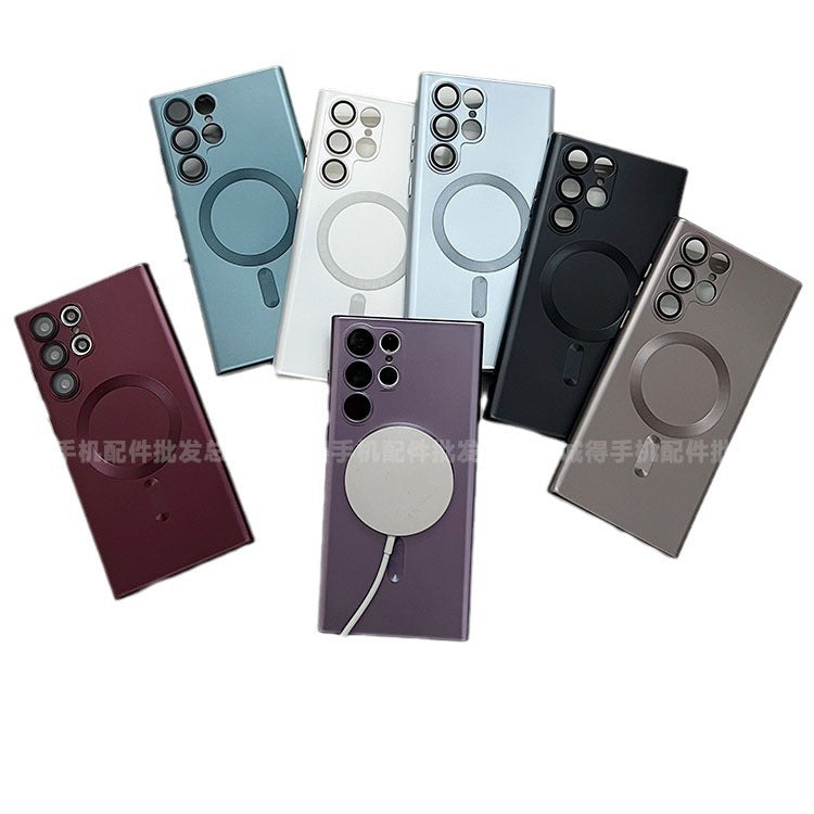 Advanced Metal Paint Magnetic Lens Box with Protective Cover in Multiple Colors - advanced metal paint magnetic