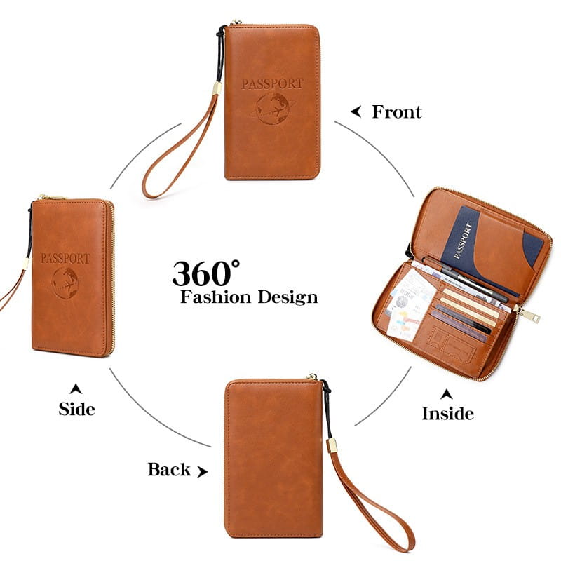 Vargusvastase varrukaga veekindel polüester krediitkaardihoidja