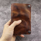 Men’s Handmade Vertical Wallet With Multiple Card Slots - Men’s Vertical Wallet for Hoarding Cards in Style