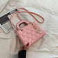 Fashionable Shoulder Crossbody Western Style Portable Small Square Bag