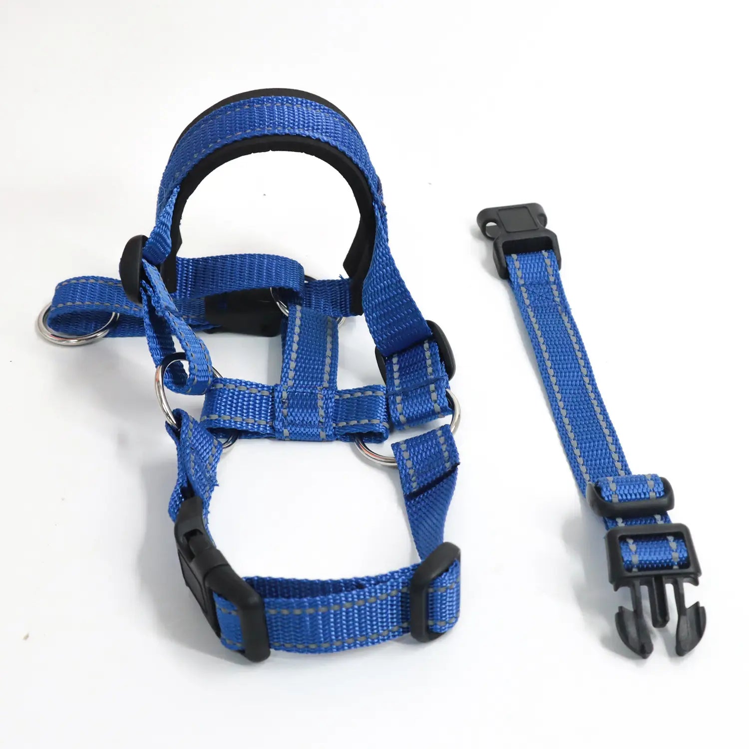 Nylon Dog Mouth Harness Adjustable Traction Rope in Multiple Colors and Sizes