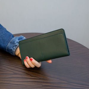 Women’s Soft Leather Buckle Wallet - Stylish Wallets for Women Who Love to Buckle Up