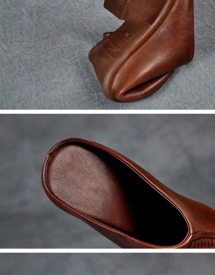 PU Fish Mouth Scaffold Lining for Artificial Shoes Black and Dark Brown