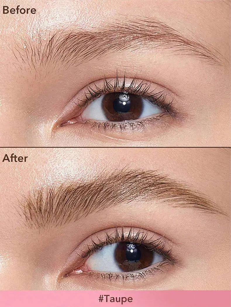 Press Eyebrow Pencil with Big Brush Hairline for Natural Look