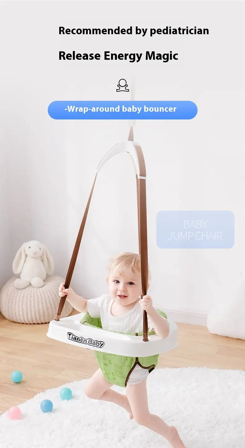 Baby Jumping Chair for Kids Safe Bounce and Play with Cotton Material