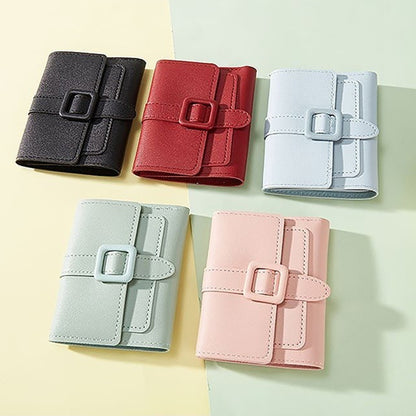 Purse Short Solid Color Card Holder Spring Women’s High Sense - Purse Short Card Holder for Chic Chaos Management