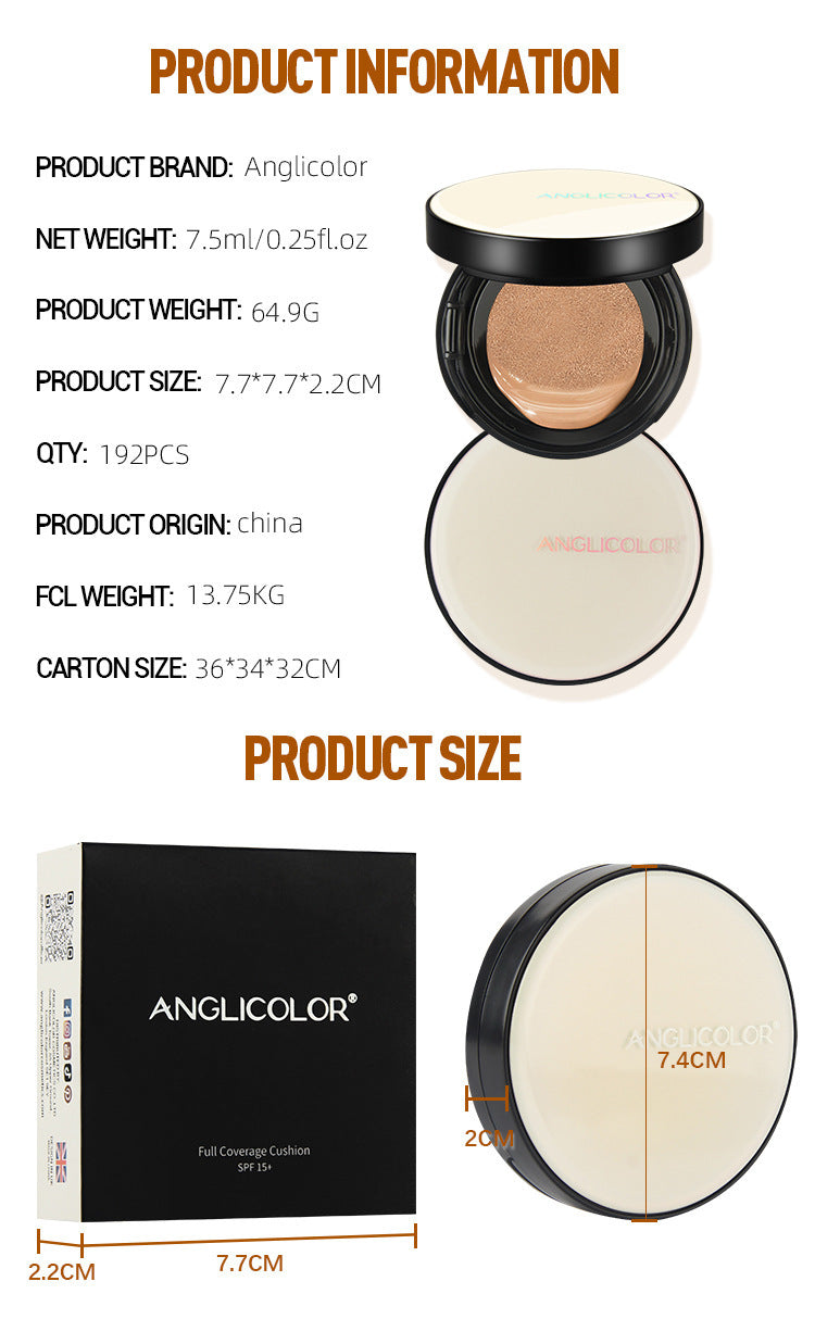 Air Cushion Creamy Concealer for Brightening and Moisturizing Skin - Teleplus air cushion creamy concealer oil